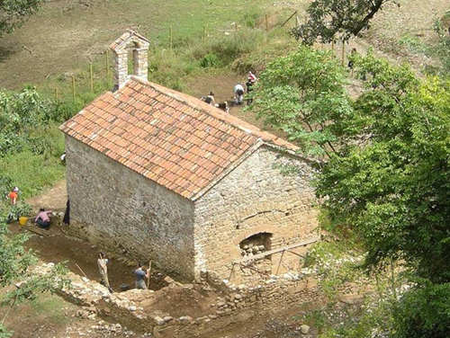 The small religious building in the area of St. Laverio