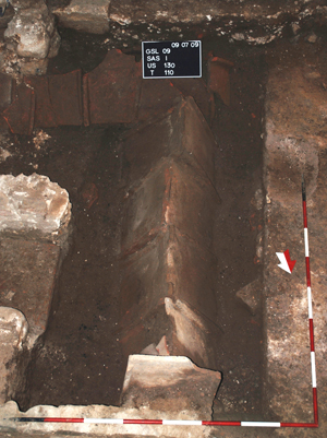 One of graves in the necropolis 