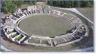 Grumentum's amphitheater