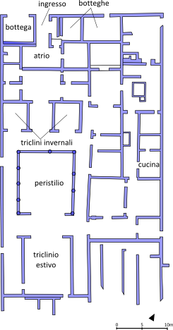 La domus dei mosaici, Grumentum