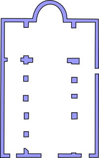 Plan of the small church of St. Marcus