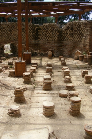 The Imperial Thermae. View of the calidarium