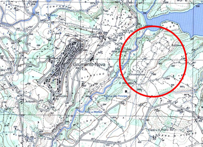 Topographic excerpt IGM (sheet 505 – Moliterno)