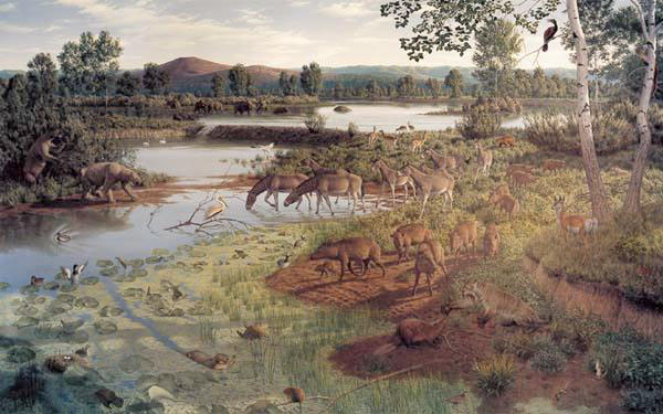 Possible Pleistocene landscape of Agri Valley