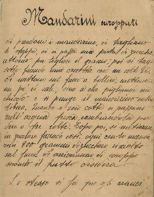 Ricetta dei mandarini sciroppati